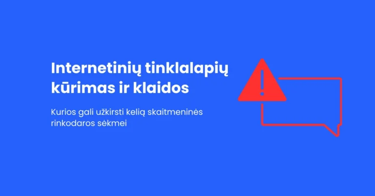 Interneto tinklalapių kūrimas