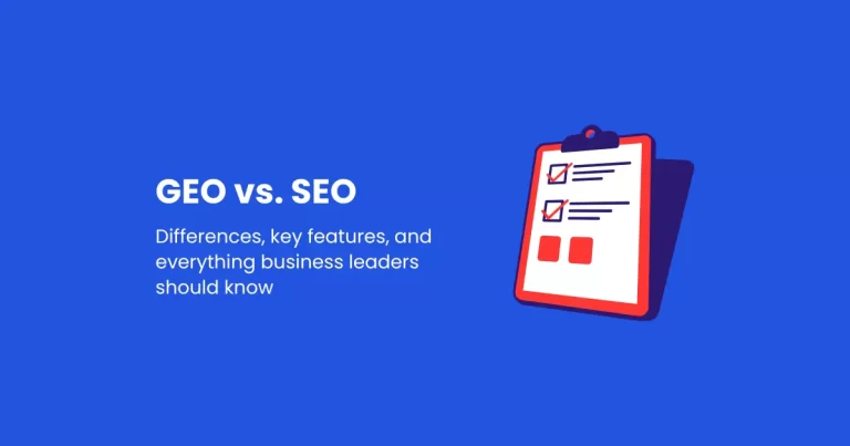 GEO and SEO blog article